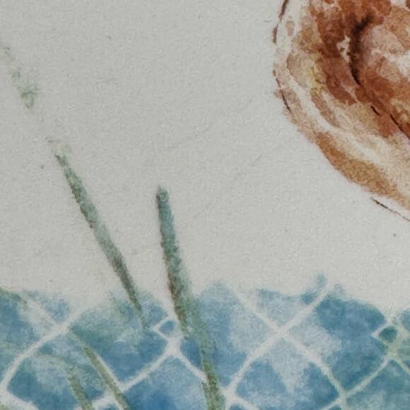 Pier 1 sandpiper bird ocean 8" plates (4) - Picture 10 of 11